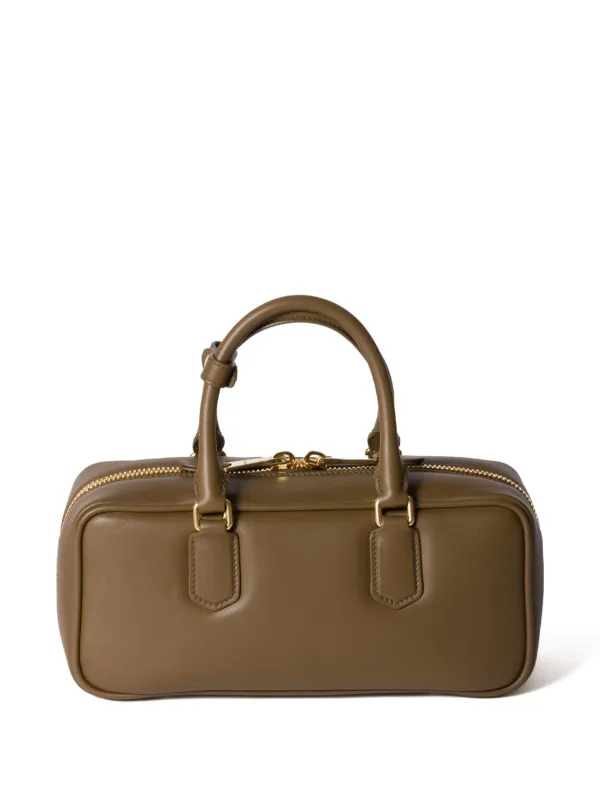 【関税&送料込】Miu Miu Arcadie Leather Shoulder Bag Miu Miu Arcadie Leather Bag | Green | FARFETCH