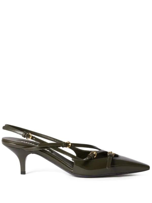 【送関込】MiuMiu☆ミュウミュウ Patent Calf Leather Pumps Miu Miu Patent Calf Leather Pumps | italist