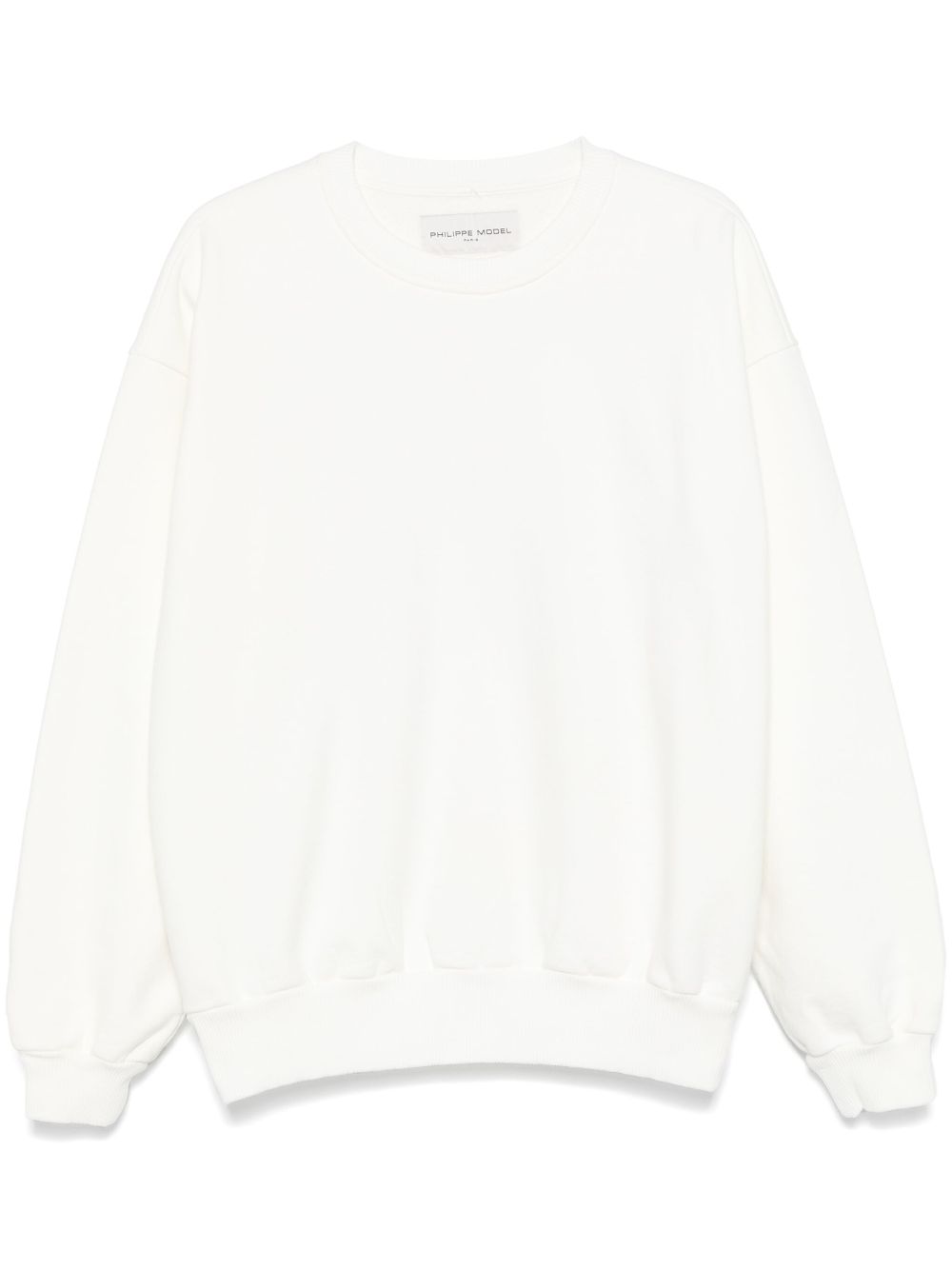 Philippe Model Paris logo-embroidered sweatshirt - White