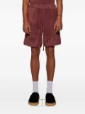 The Elder Statesman chenille shorts - Red