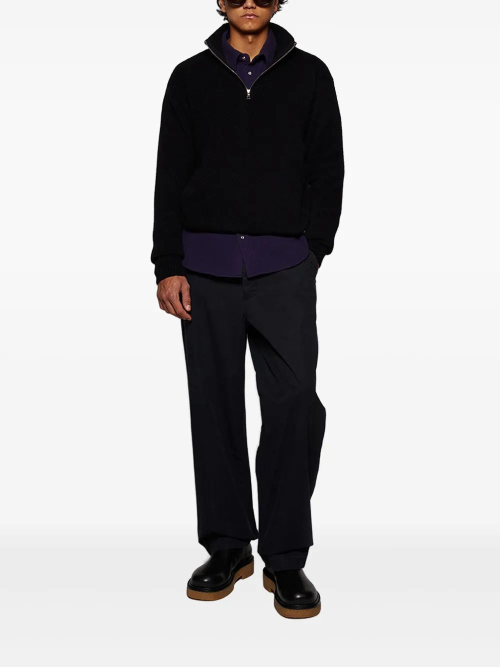 The Elder Statesman Straight broek - Zwart