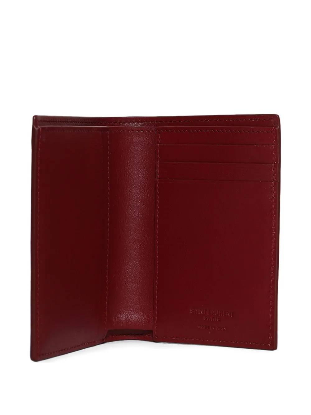 Saint Laurent Pasjeshouder van lakleer Rood