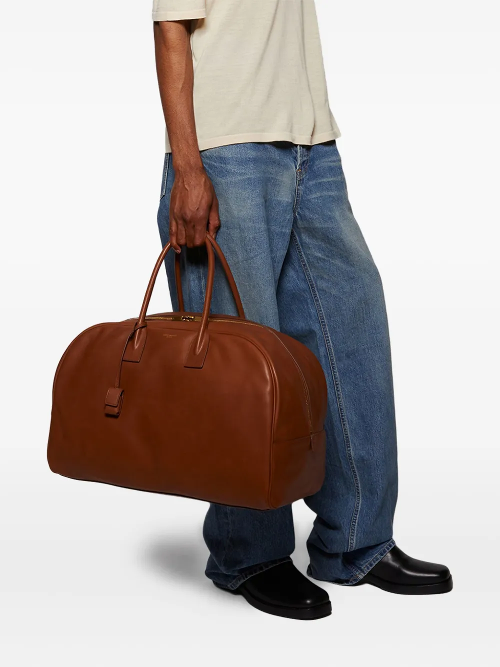 Saint Laurent Bowling duffle bag Bruin