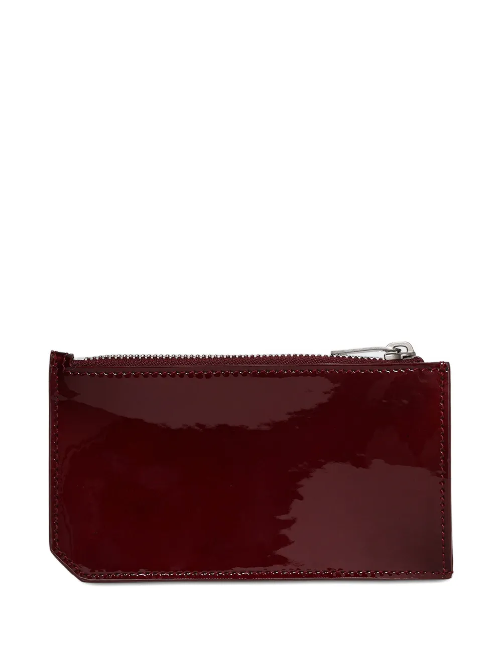 Saint Laurent Pasjeshouder met rits Rood