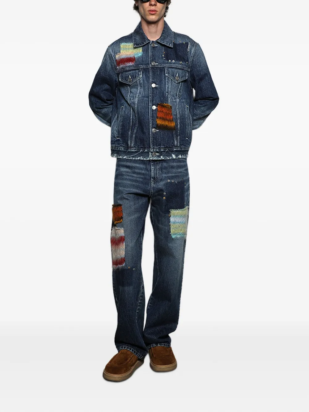 Marni logo-patch jeans | Regular & Straight-Leg Jeans | Image 2