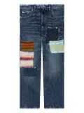 Marni logo-patch jeans - Blue