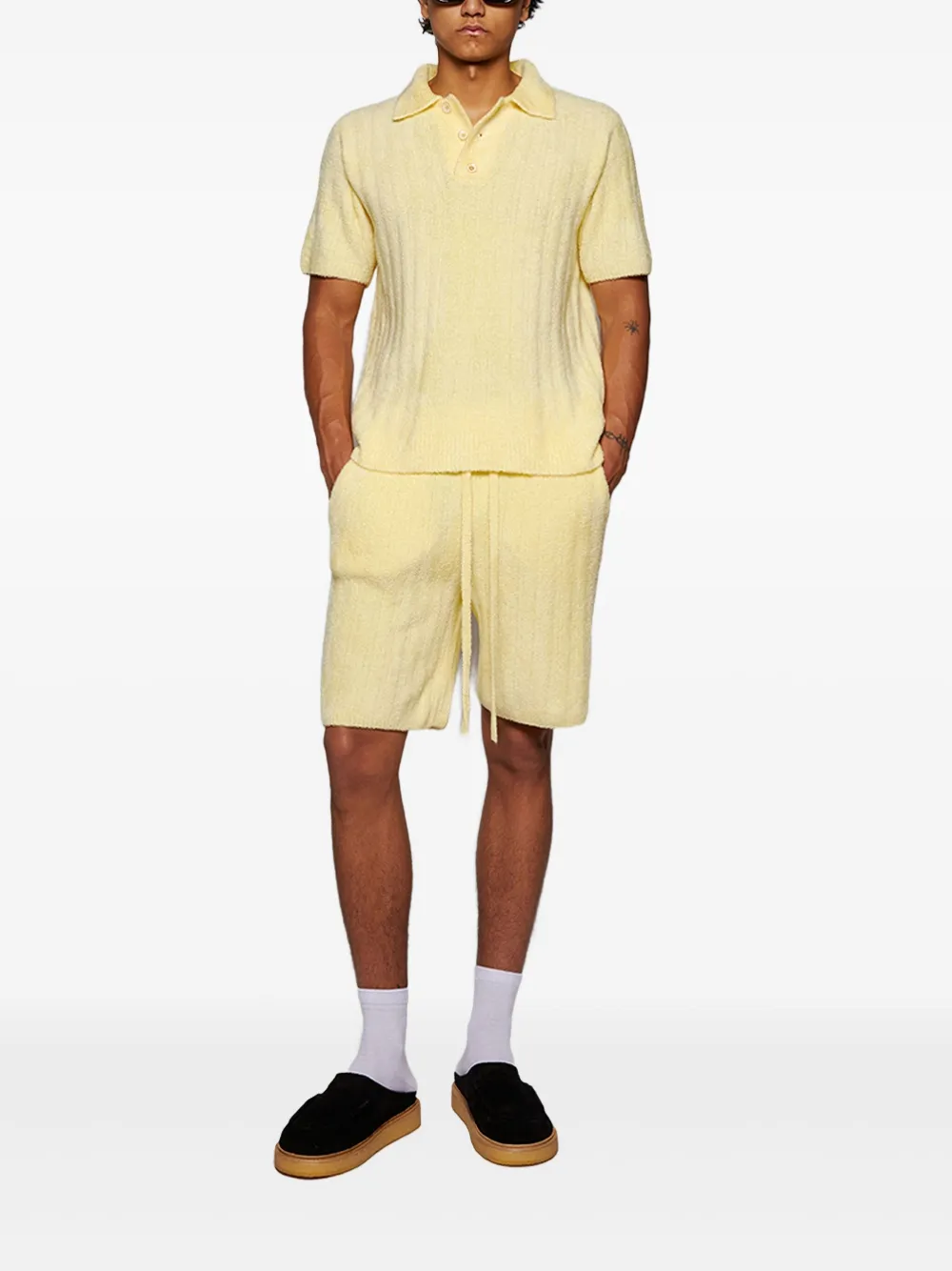 The Elder Statesman Poloshirt - Geel