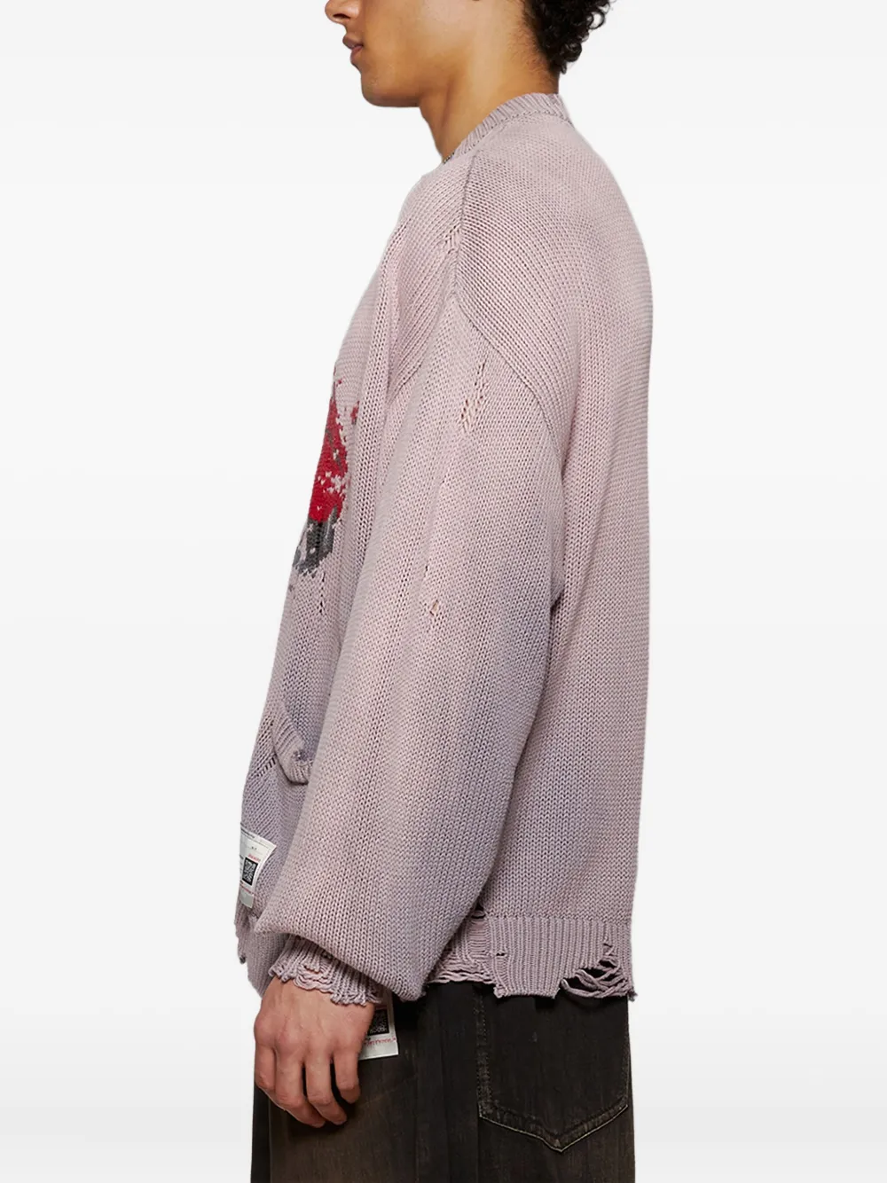 Maison MIHARA YASUHIRO Car gerafeld vest Roze