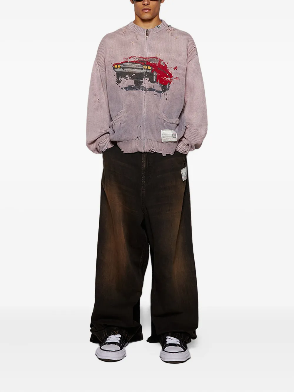Maison MIHARA YASUHIRO cardigan Car à effet usé | Cardigans | Image 2