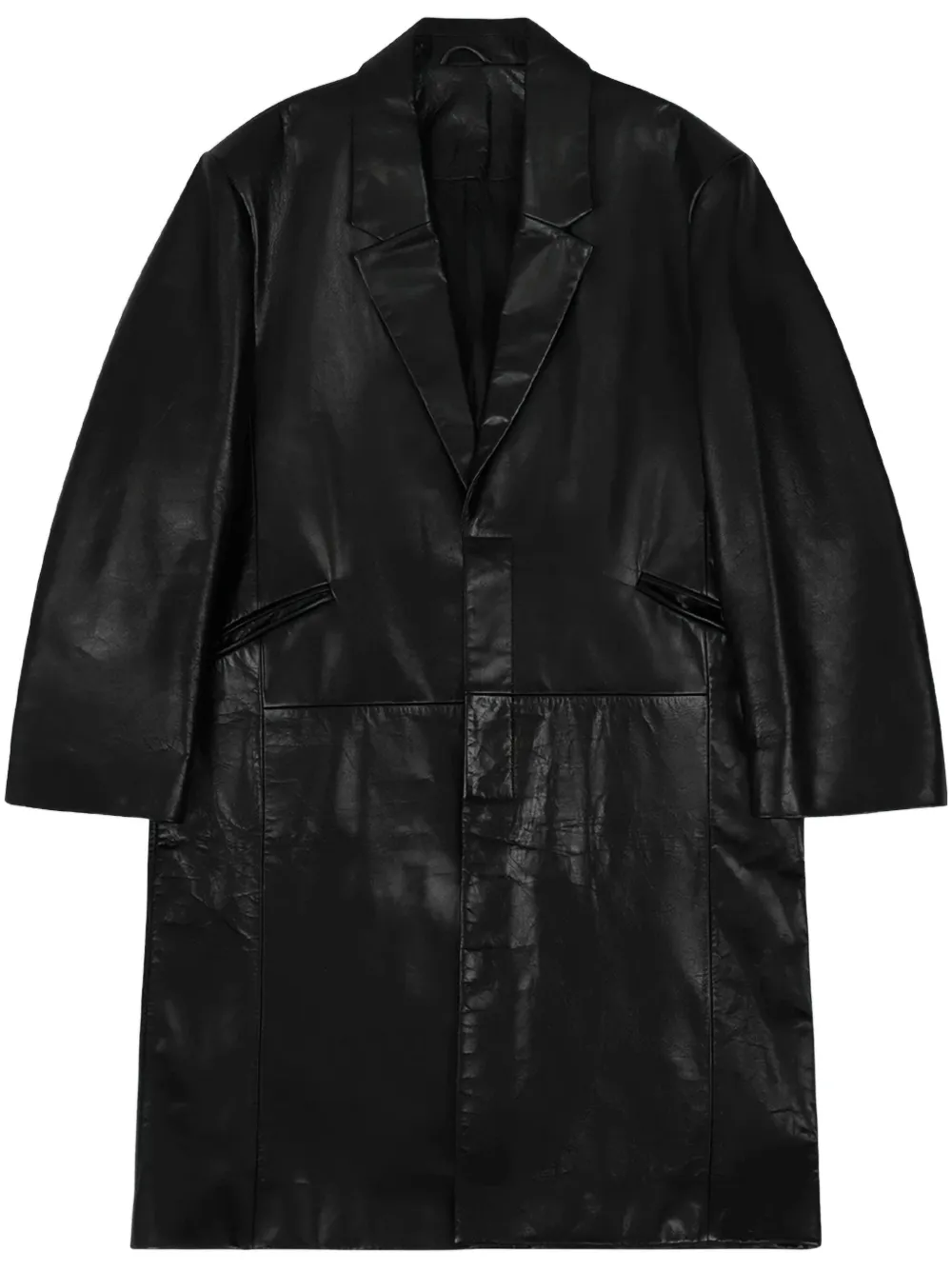 ENTIRE STUDIOS leather coat | Black | Image 1