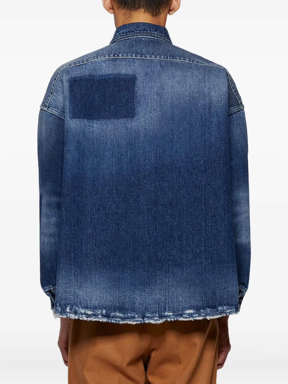 Marni Denim-katoenen overhemd Blauw