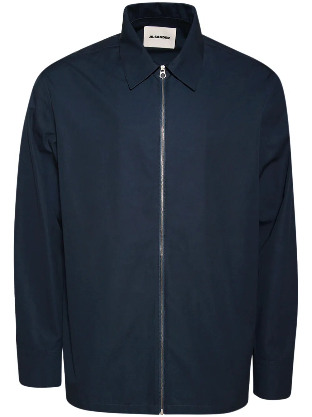 Jil Sander Katoenen shirtjack Zwart