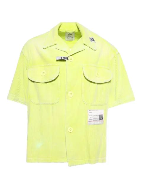 Maison MIHARA YASUHIRO corduroy short-sleeve shirt
