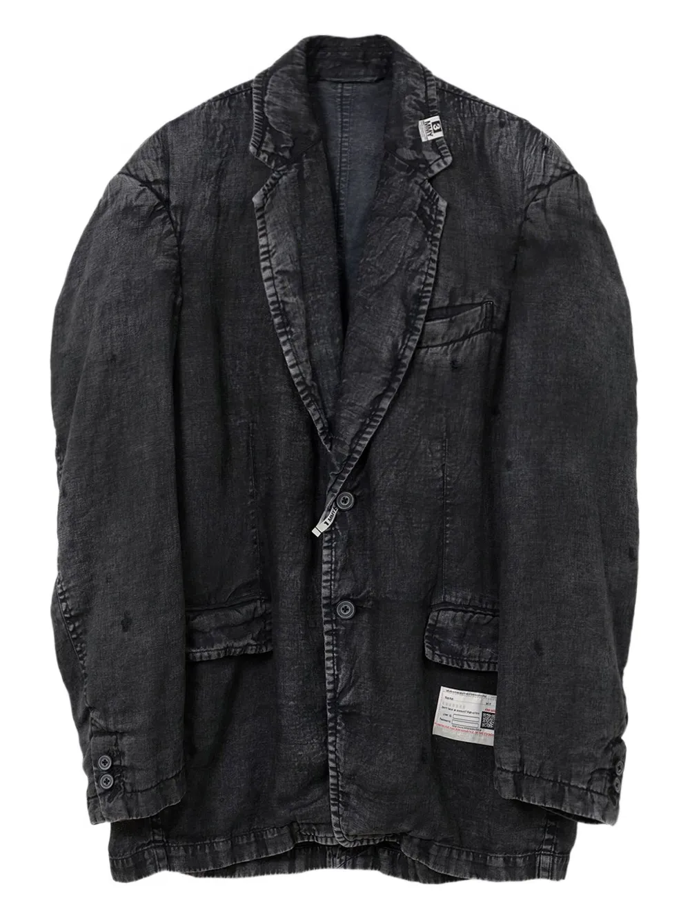 Maison MIHARA YASUHIRO Linnen blazer Zwart