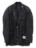 Maison MIHARA YASUHIRO linen blazer - Black