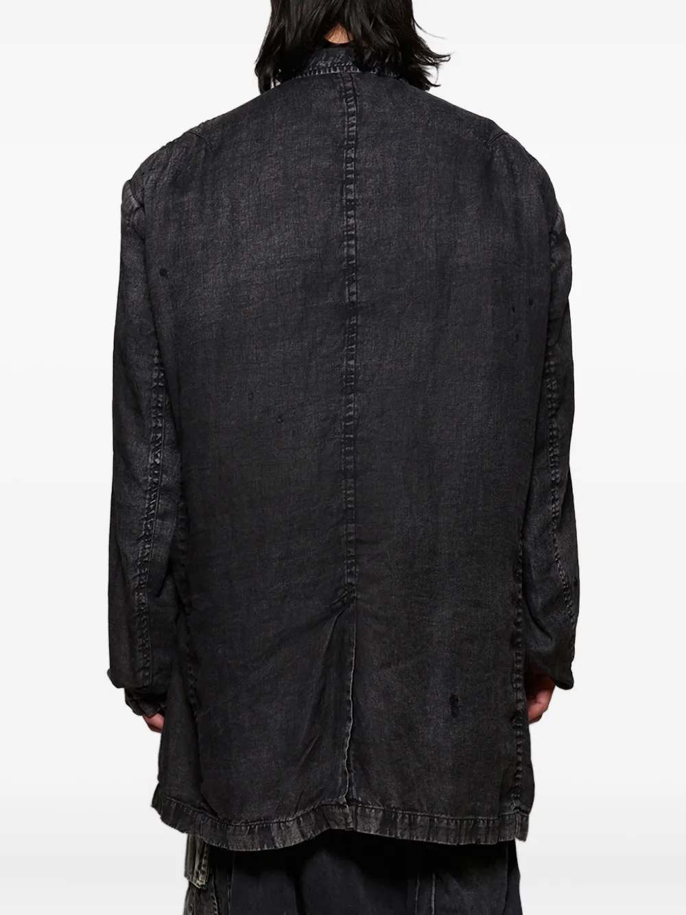 Maison MIHARA YASUHIRO Linnen blazer Zwart