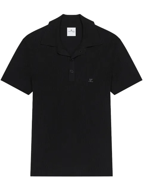 Courrèges knitted polo shirt 