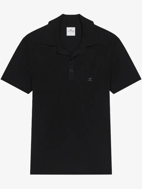 Courrèges stickad pikétröja