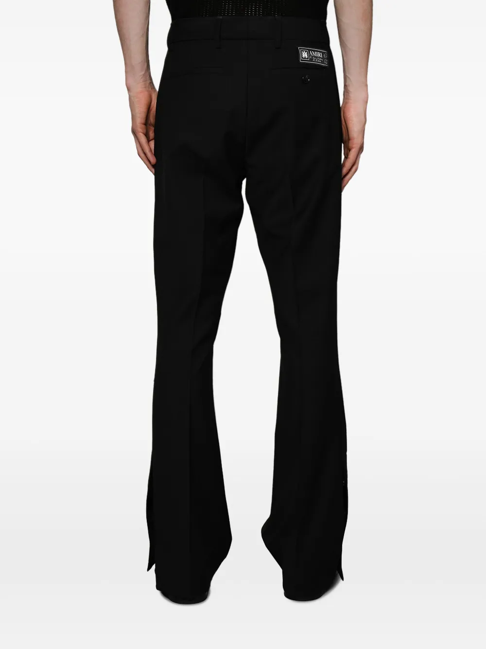 AMIRI Flared broek Zwart