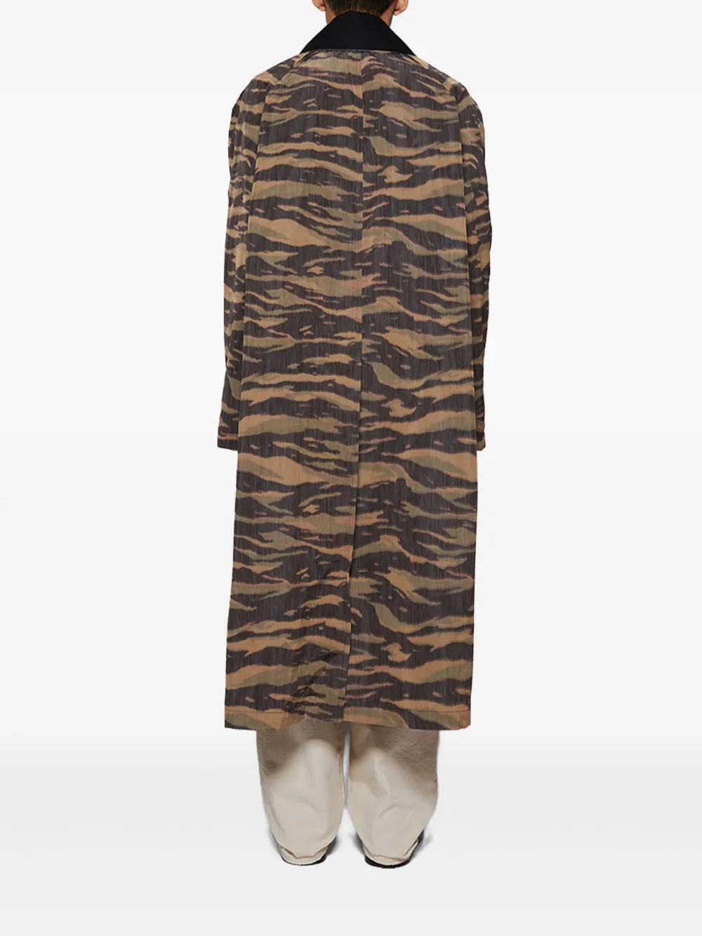 Jil Sander Jas met camouflageprint Bruin