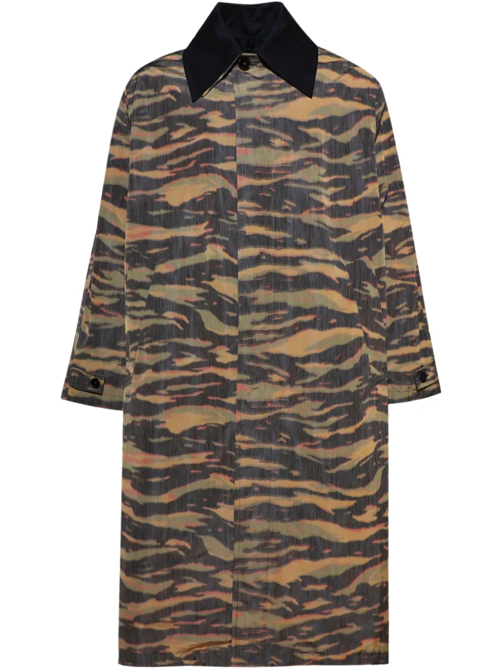 Jil Sander camouflage-print coat | Brown | Image 1