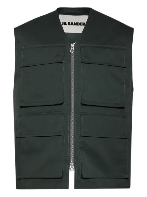 Jil Sander zip-up gilet