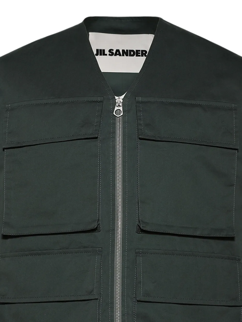Jil Sander zip-up gilet | Waistcoats & Gilets | Image 2