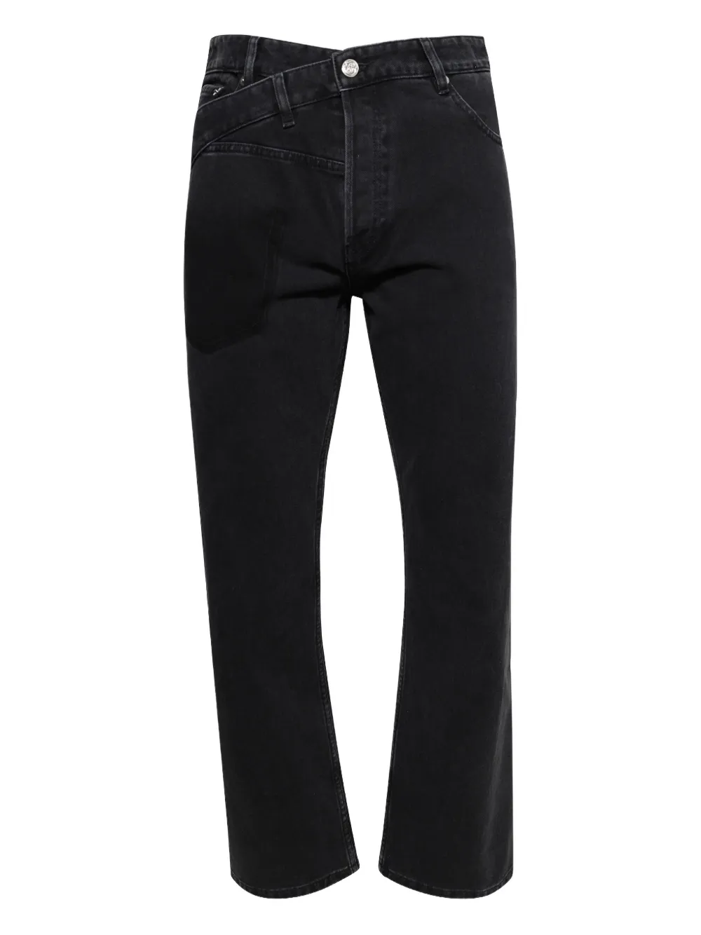 BLUEMARBLE Twisted Seam Trompe L'oeil jeans | Black | Image 1