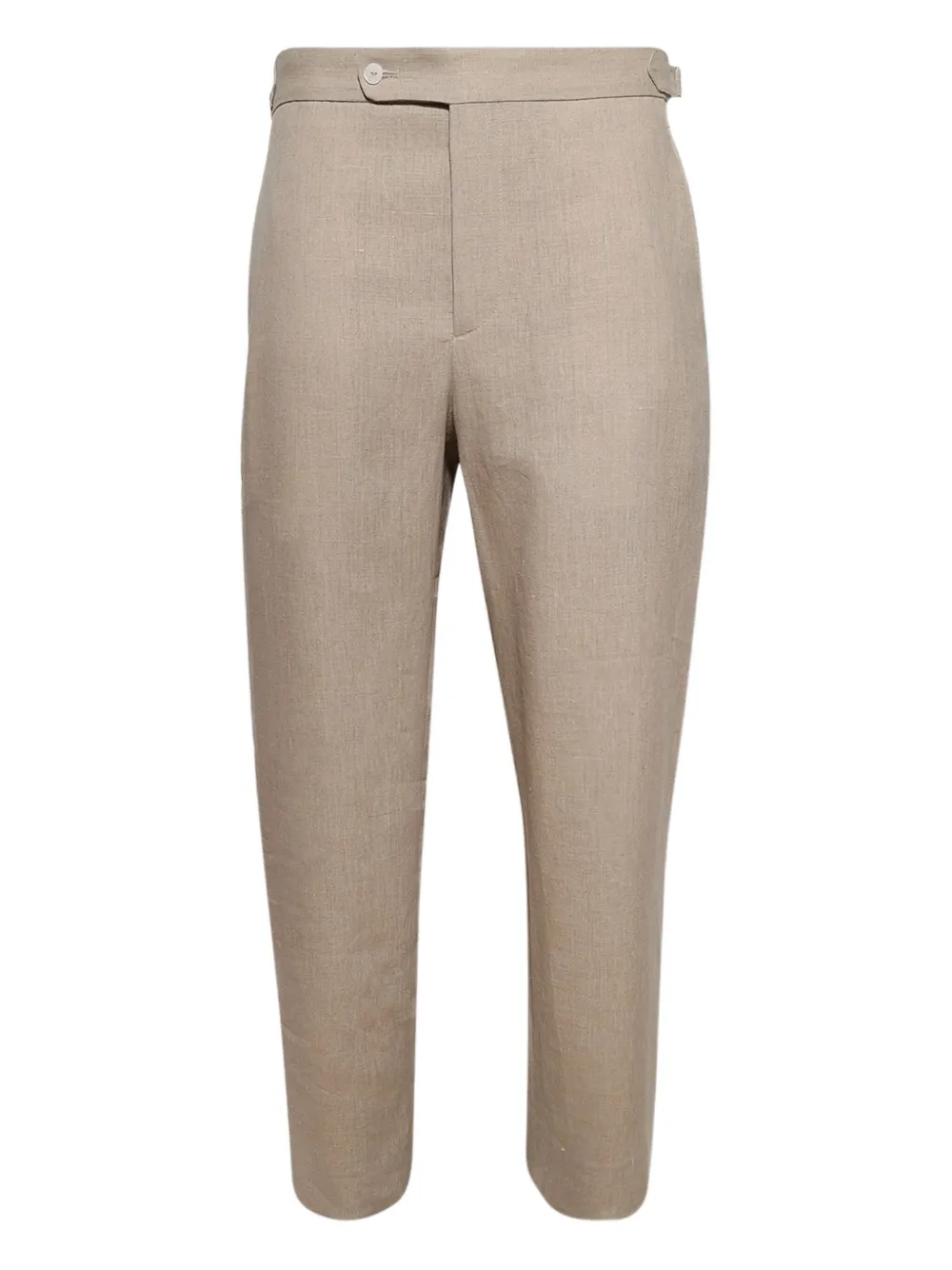 BODE side-strap linen trousers | Neutrals | Image 1