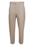 BODE side-strap linen trousers - Neutrals