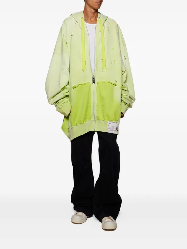 Maison MIHARA YASUHIRO ダメージ パーカー | イエロー | FARFETCH JP