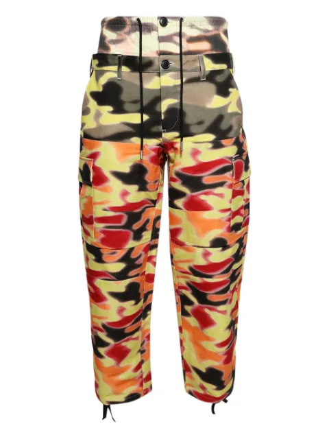 BLUEMARBLE Triple Cargo camouflage trousers