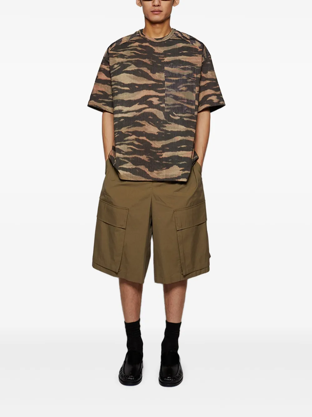Jil Sander 146 shorts Groen