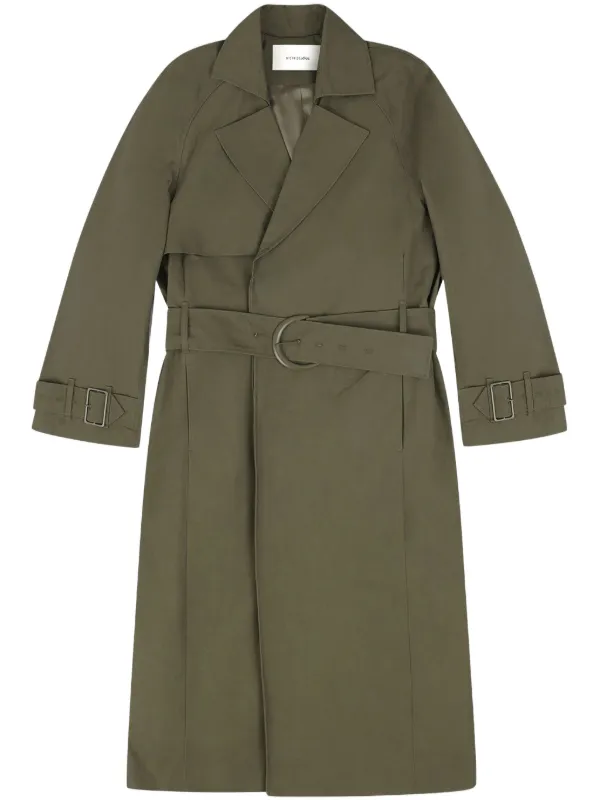 ENTIRE STUDIOS Goodman Trench Coat | Green | FARFETCH JO