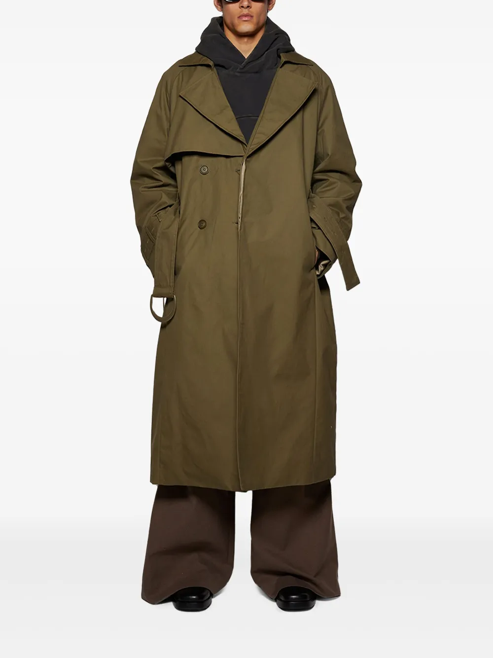 ENTIRE STUDIOS Goodman trenchcoat - Groen