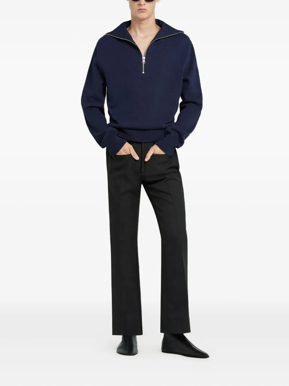 Courrèges long-sleeve zip-up sweatshirt | Sweatshirts | Image 2