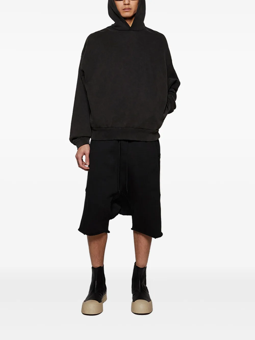 ENTIRE STUDIOS Heavy Drop shorts - Zwart