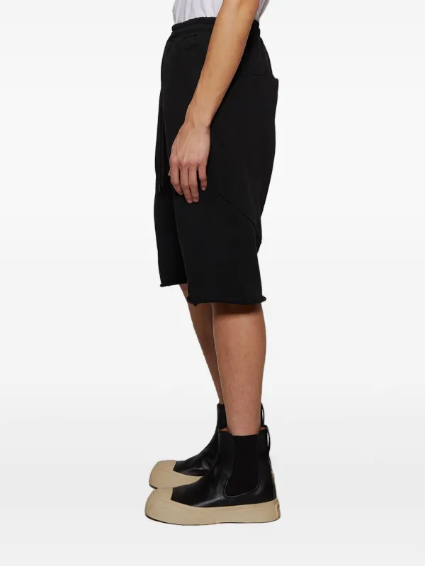 ENTIRE STUDIOS Heavy Drop Shorts | Black | FARFETCH