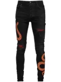 AMIRI Snake skinny jeans - Black
