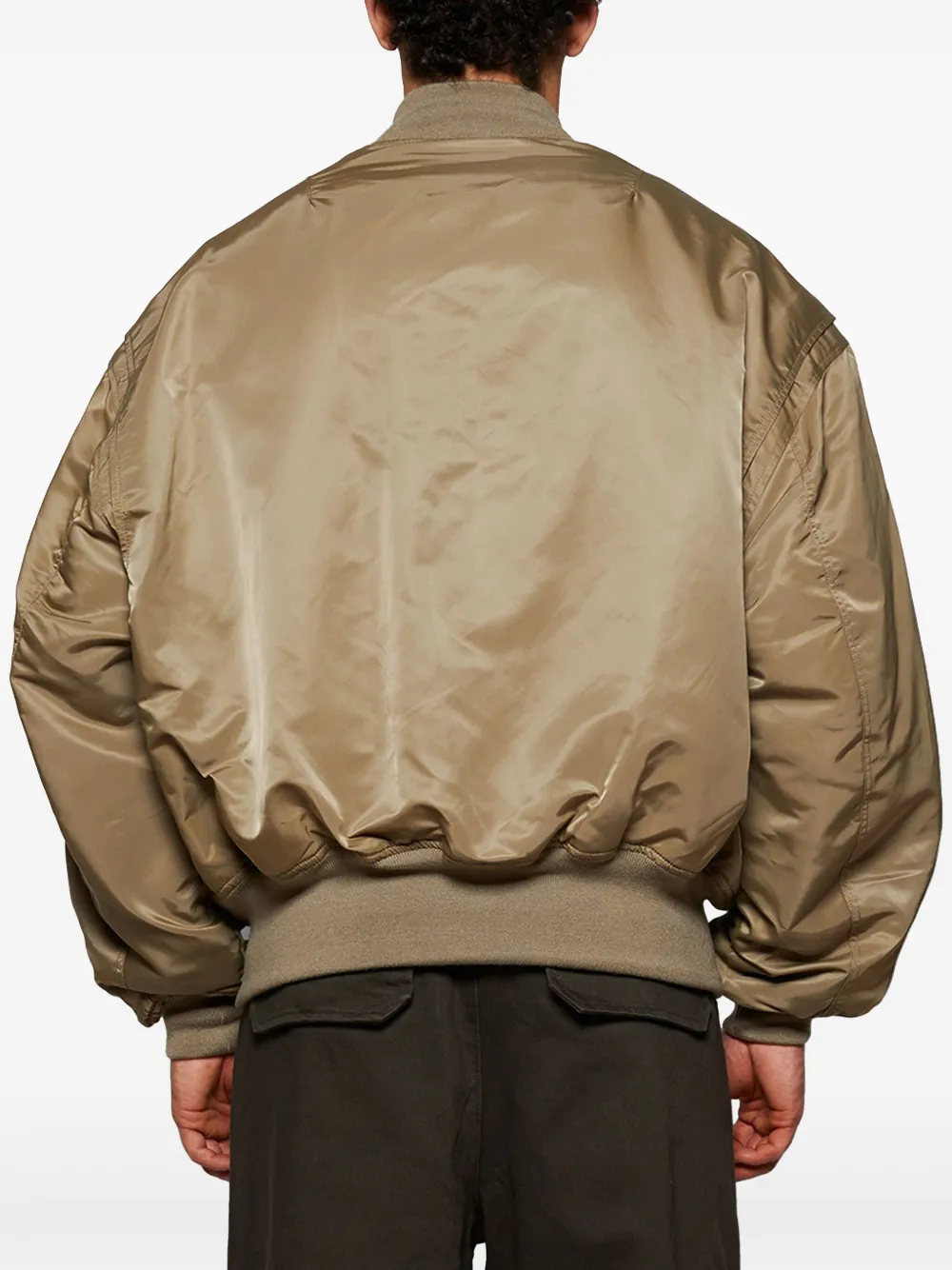 Shop Entire Studios Broad Bomber Jacket In Brown
