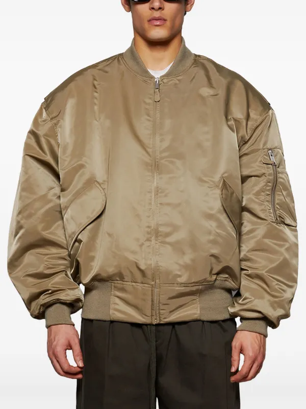 ENTIRE STUDIOS Broad Bomber Jacket | Brown | FARFETCH