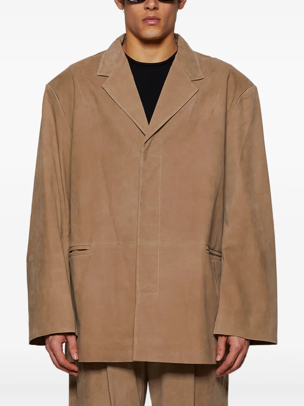 ENTIRE STUDIOS SINGLE-BREASTED BLAZER