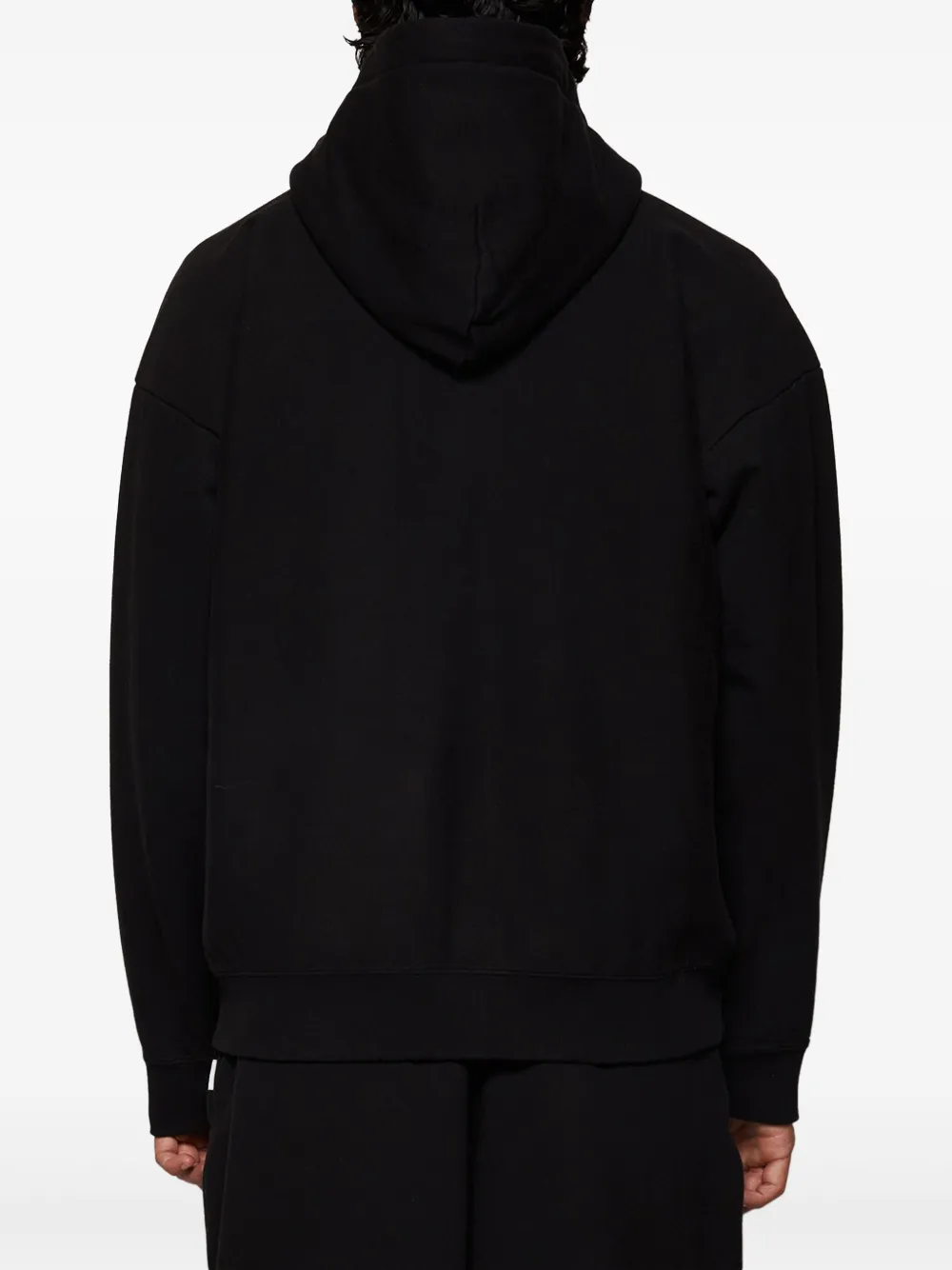 Maison MIHARA YASUHIRO Hoodie met logo-label Zwart