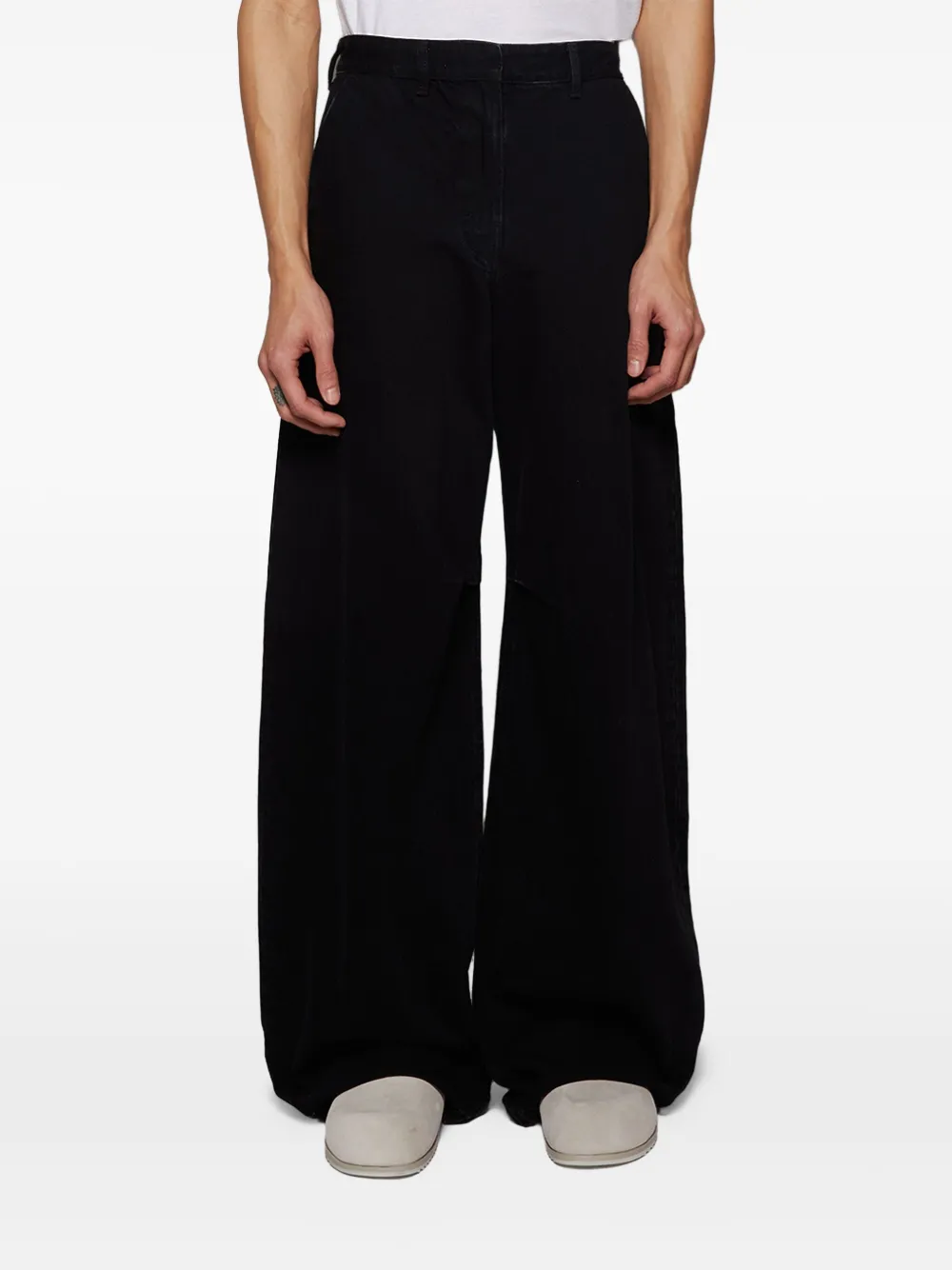 ENTIRE STUDIOS Katoenen jeans Zwart
