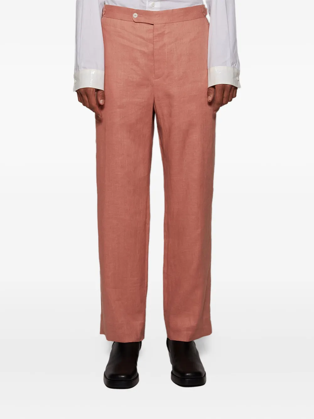 BODE Linnen broek Roze