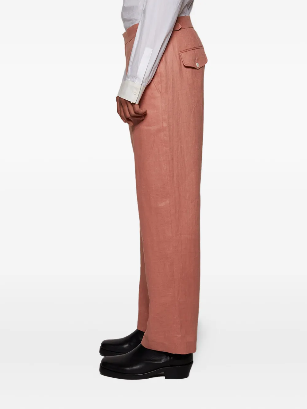 BODE Linnen broek Roze