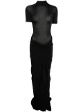 Christopher Esber ruched gown - Black