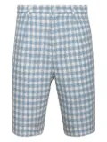 Nahmias check-patterned shorts - Blue