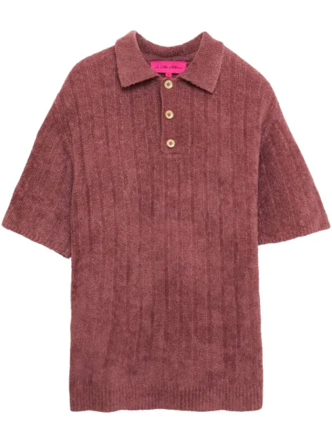 The Elder Statesman chenille polo shirt  