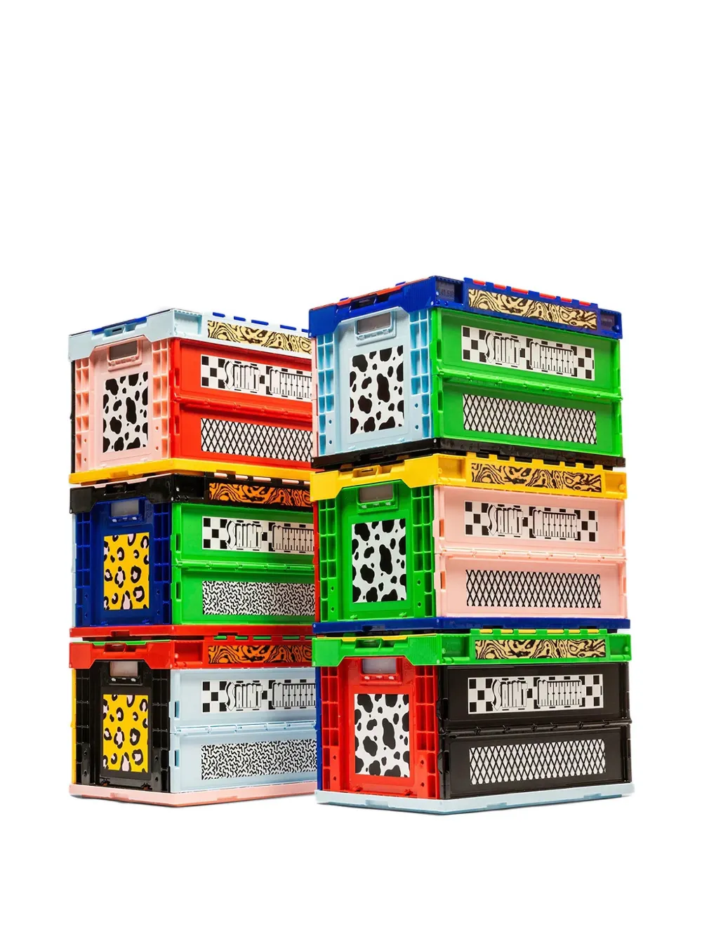 SAINT MXXXXXX colour-block storage box | Pink | Image 1